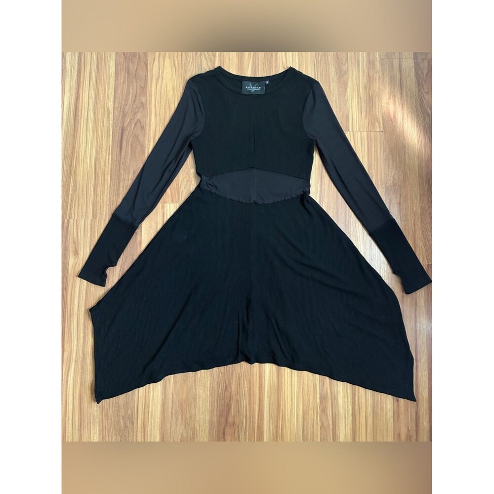 Killstar Ribbed Knit Dress with Thumbholes & Cutout Detail S